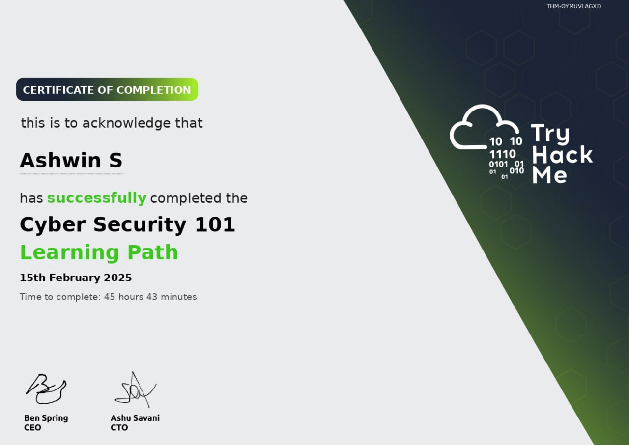 Cybersecurity 101