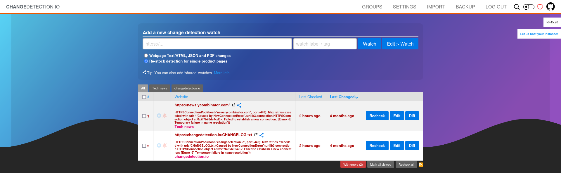 Upload Endpoint Screenshot
